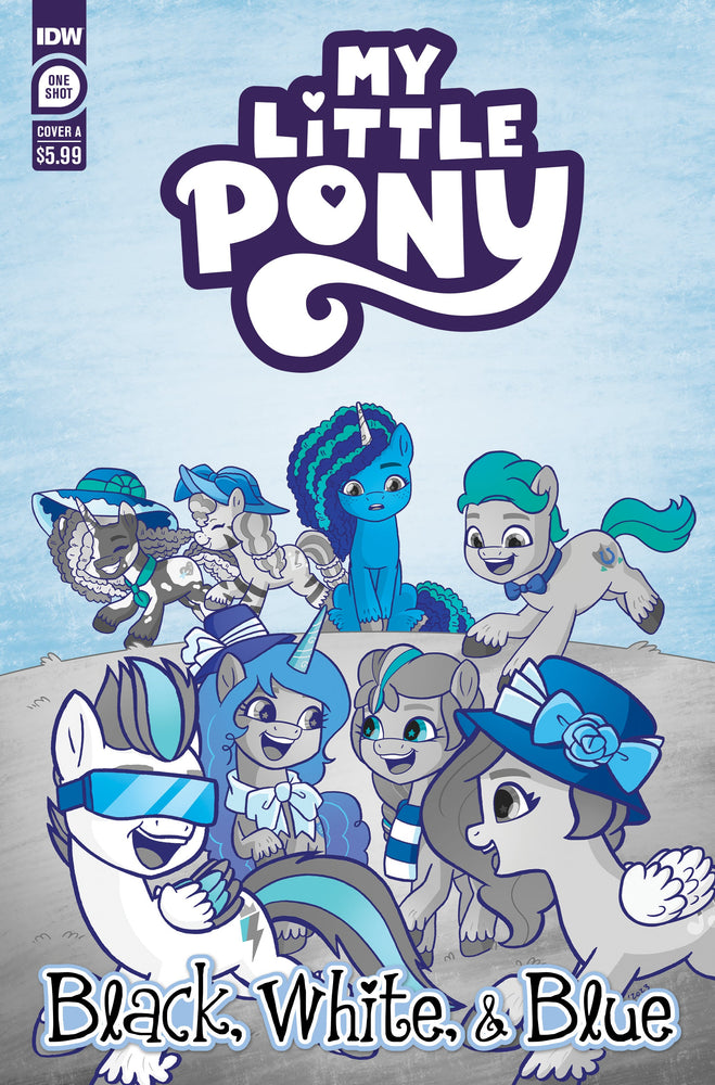 My Little Pony Black White & Blue #1 A Garbowska (10/18/2023) Idw (ONLINE ORDER ONLY)