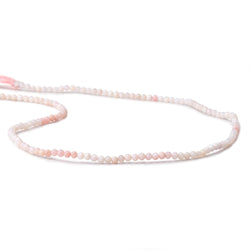 2.5mm Pink Peruvian Opal Micro Faceted Round Beads 13 inch 184 pieces (ONLINE ORDER ONLY)