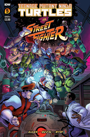 Teenage Mutant Ninja Turtles Tmnt Vs. Street Fighter #5 (Of 5) A Medel (11/08/2023) Idw (ONLINE ORDER ONLY)