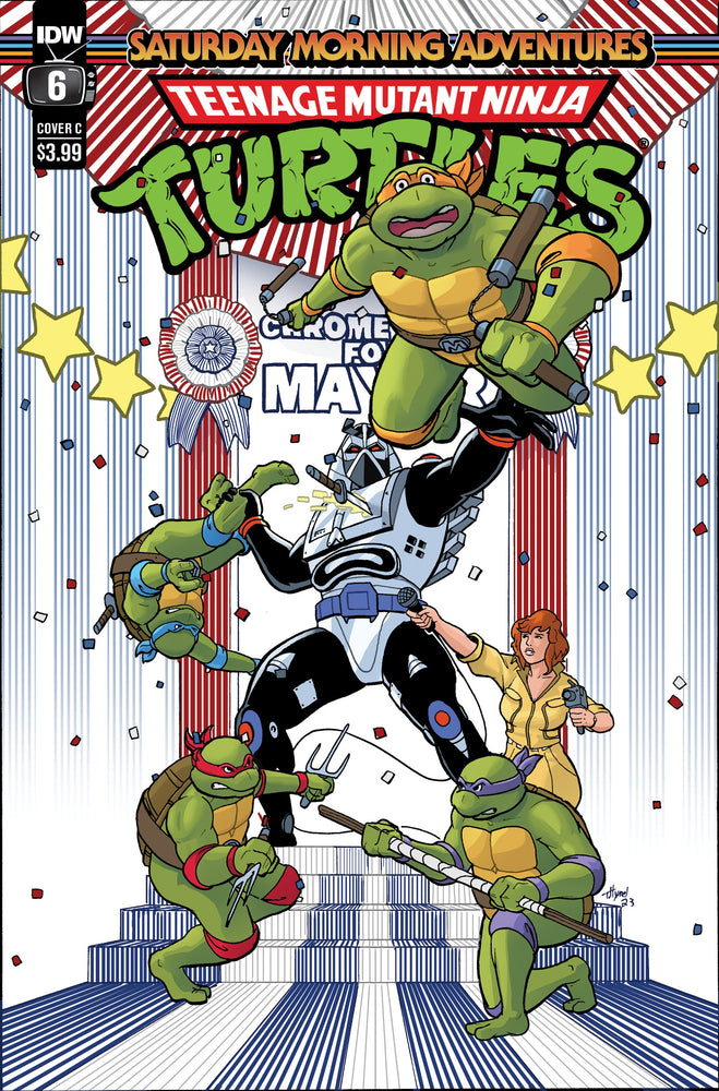 Teenage Mutant Ninja Turtles Tmnt Saturday Morning Adv 2023 #6 C Hymel Variant (10/25/2023) Idw (ONLINE ORDER ONLY)