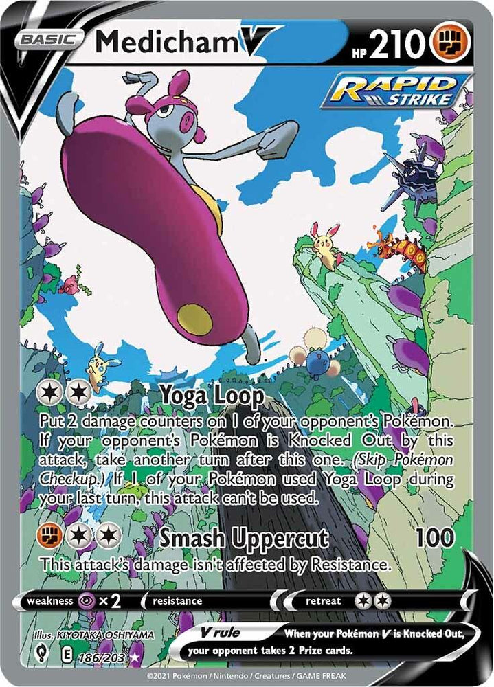 Medicham V (186/203) [Sword & Shield: Evolving Skies] (Online Only)