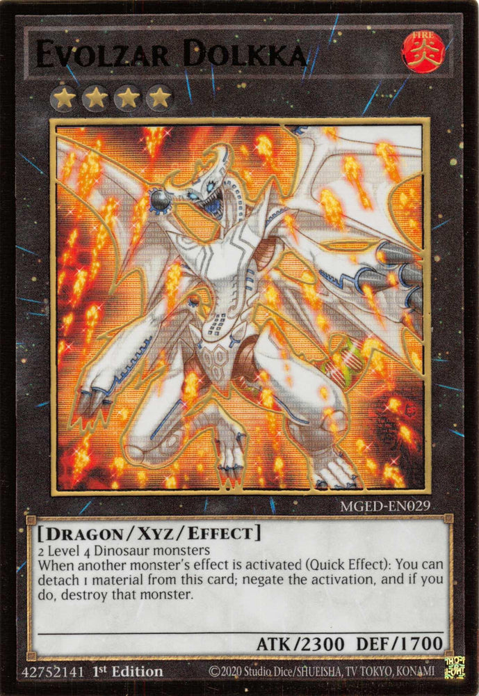 Evolzar Dolkka [MGED-EN029] Gold Rare (ONLINE ORDER ONLY)