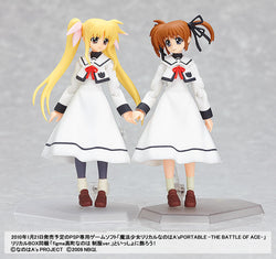 Magical Girl Lyrical Nanoha A's figma 062 Fate Testarossa: School Uniform ver. Figure (ふぃぐま ふぇいと・てすたろっさ せいふく ばーじょん) (ONLINE ORDER ONLY)