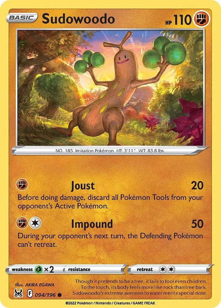 Sudowoodo (094/196) [Sword & Shield: Lost Origin] (Online Only)