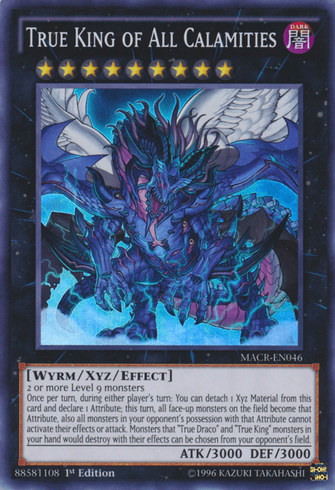True King of All Calamities [MACR-EN046] Super Rare (ONLINE ORDER ONLY)