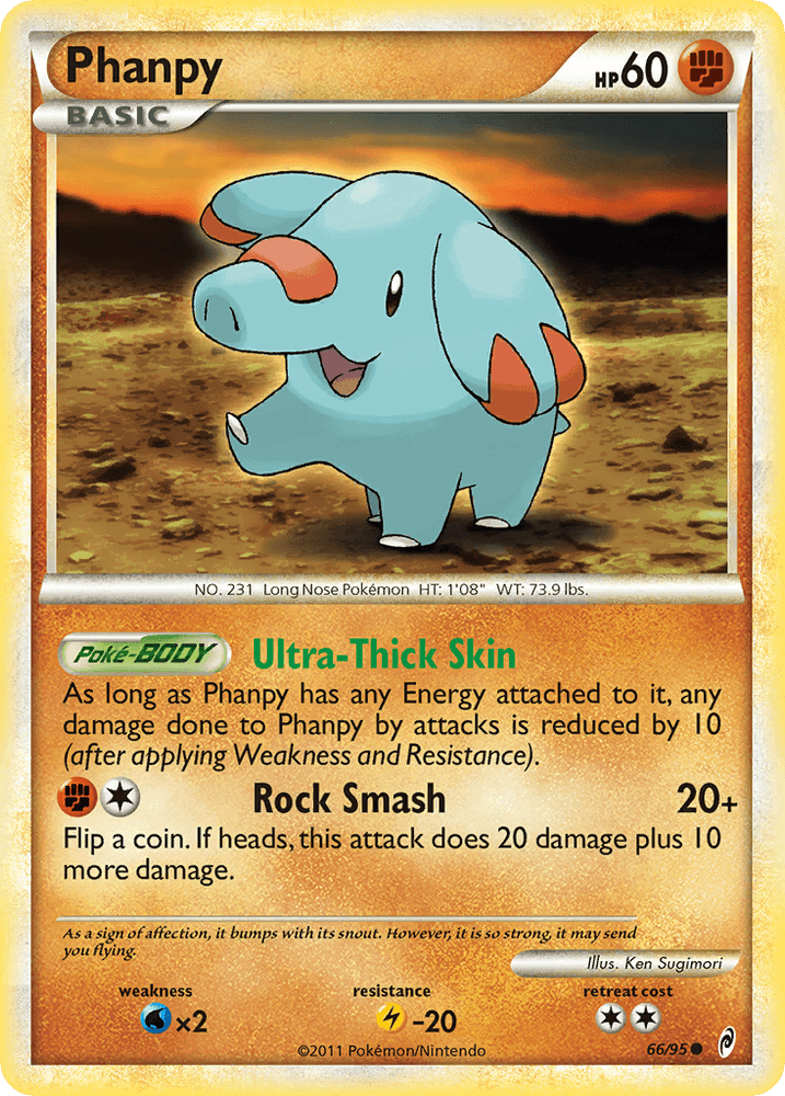 Phanpy (66/95) [HeartGold & SoulSilver: Call of Legends] (Online Only)
