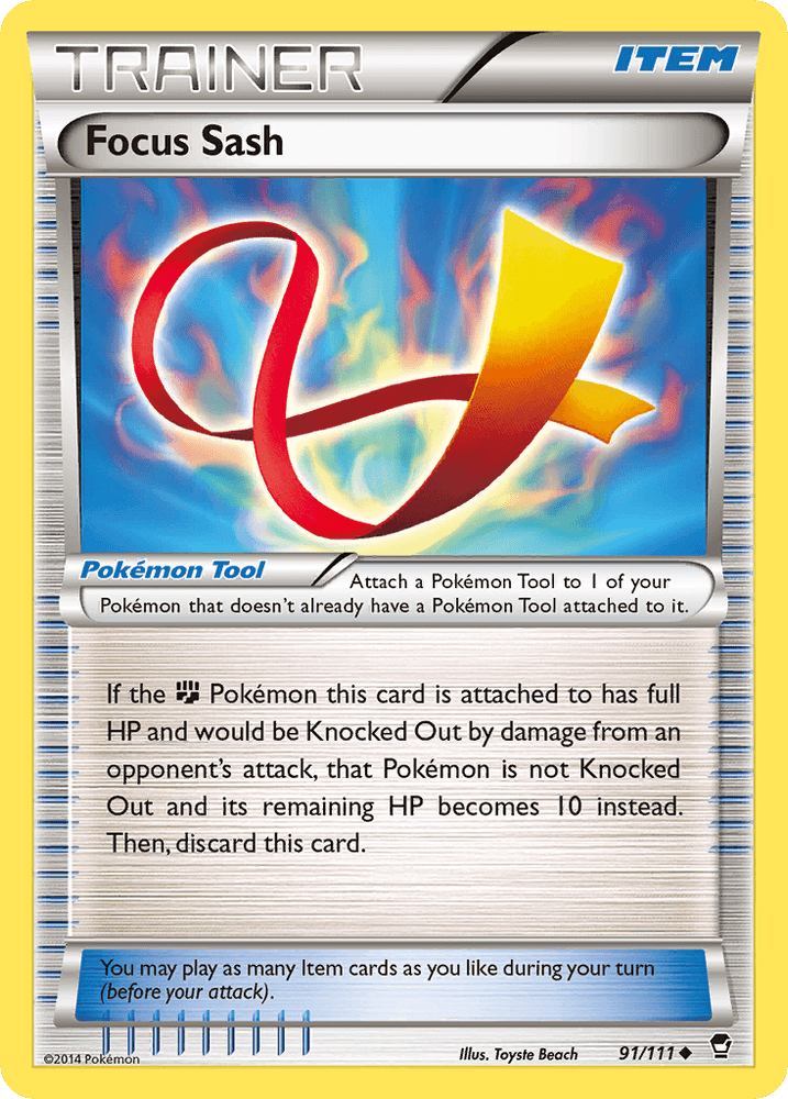 Focus Sash (91/111) [XY: Furious Fists] (Online Only)