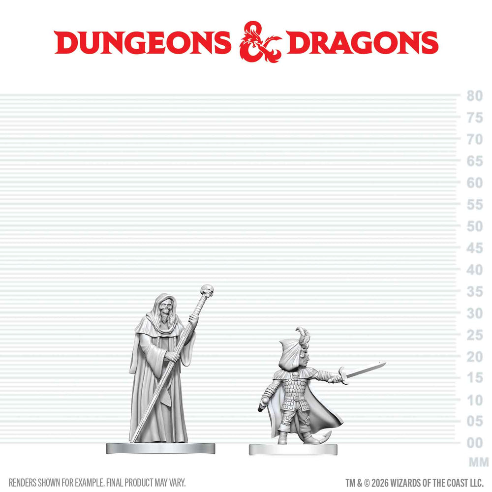 D&D: Nolzur's Marvelous Unpainted Miniatures - Cultist of Bhaal & Cultist of Myrkul (ONLINE ORDER ONLY)