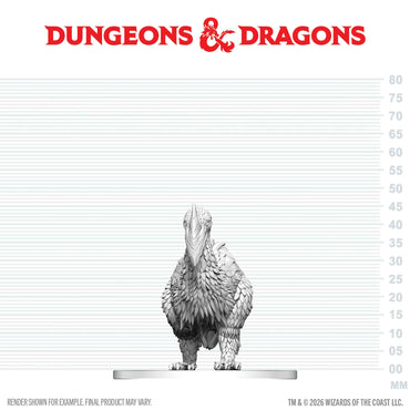 D&D: Nolzur's Marvelous Unpainted Miniatures - Axe Beak (ONLINE ORDER ONLY)