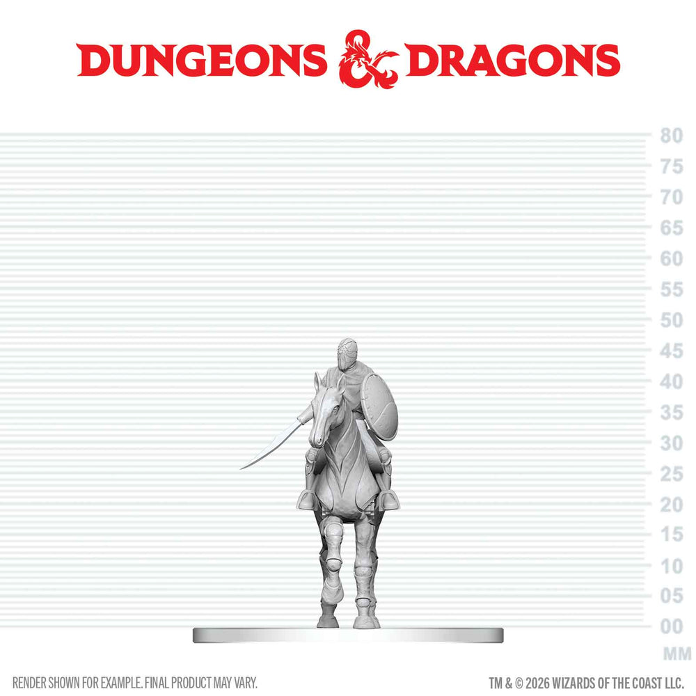 D&D: Nolzur's Marvelous Unpainted Miniatures - Nimblewright Steed with Rider (ONLINE ORDER ONLY)