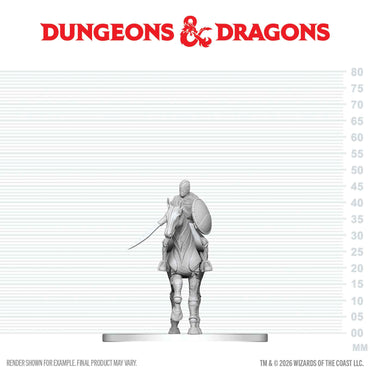 D&D: Nolzur's Marvelous Unpainted Miniatures - Nimblewright Steed with Rider (ONLINE ORDER ONLY)