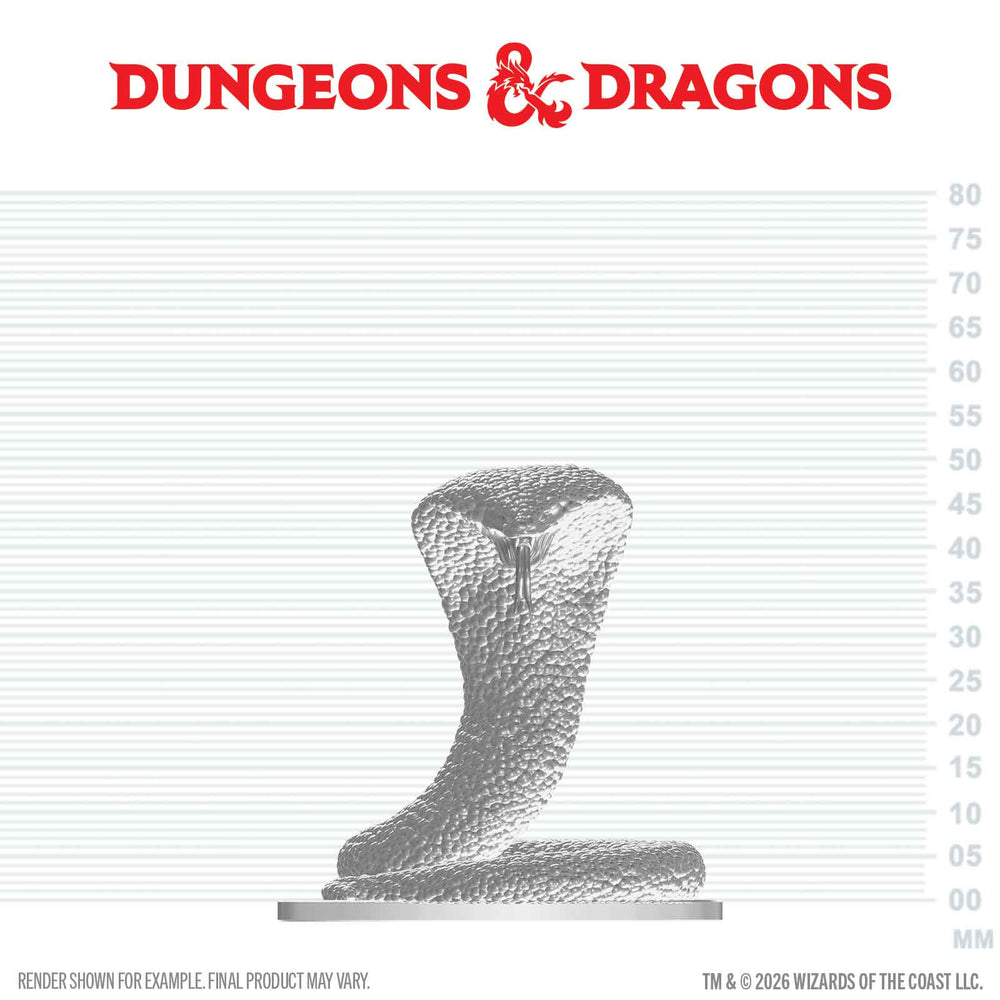 D&D: Nolzur's Marvelous Unpainted Miniatures - Polar Serpent (ONLINE ORDER ONLY)