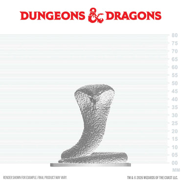 D&D: Nolzur's Marvelous Unpainted Miniatures - Polar Serpent (ONLINE ORDER ONLY)