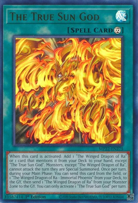 The True Sun God [MP22-EN275] Ultra Rare (ONLINE ORDER ONLY)