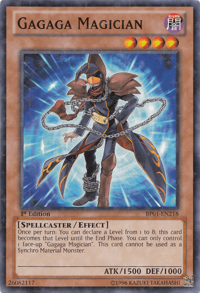 Gagaga Magician [BP01-EN218] Starfoil Rare (ONLINE ORDER ONLY)