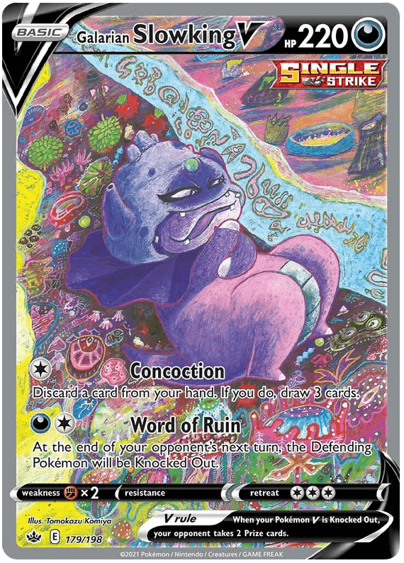 Galarian Slowking V (179/198) [Sword & Shield: Chilling Reign] (Online Only)