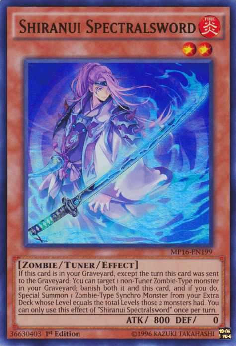 Shiranui Spectralsword [MP16-EN199] Ultra Rare (ONLINE ORDER ONLY)