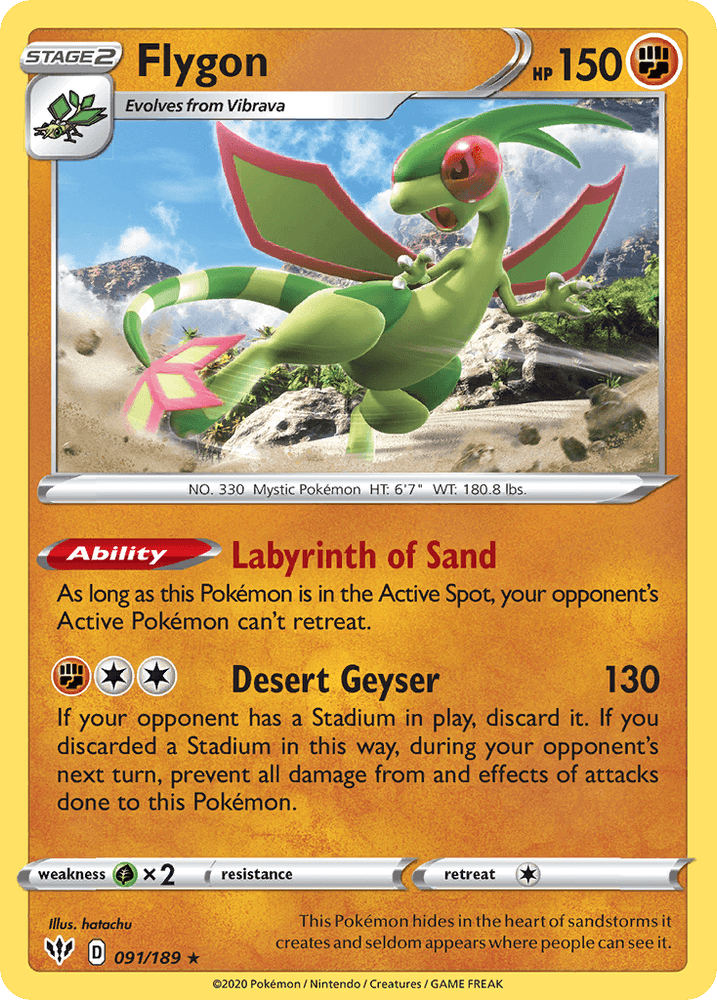 Flygon (091/189) [Sword & Shield: Darkness Ablaze] (Online Only)