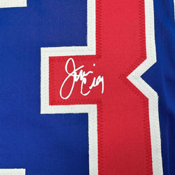 Framed Facsimile Autographed Jim Craig 35x39 United States USA Blue 1980 Miracle on Ice Reprint Laser Auto Hockey Jersey (ONLINE ORDER ONLY)