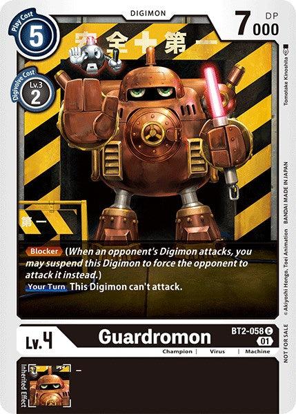 Guardromon [BT2-058] (Winner Pack Double Diamond) [Release Special Booster Promos] (ONLINE ORDER ONLY)