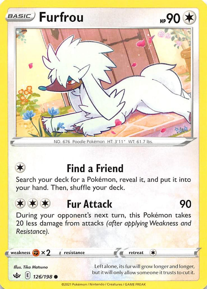 Furfrou (126/198) [Sword & Shield: Chilling Reign] (Online Only)