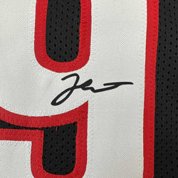 Framed Facsimile Autographed Jerami Grant 35x39 Portland Black Reprint Laser Auto Basketball Jersey (ONLINE ORDER ONLY)