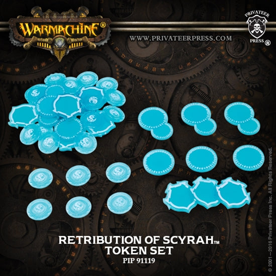 Warmachine: Retribution of Scyrah Token Set (ONLINE ORDER ONLY)