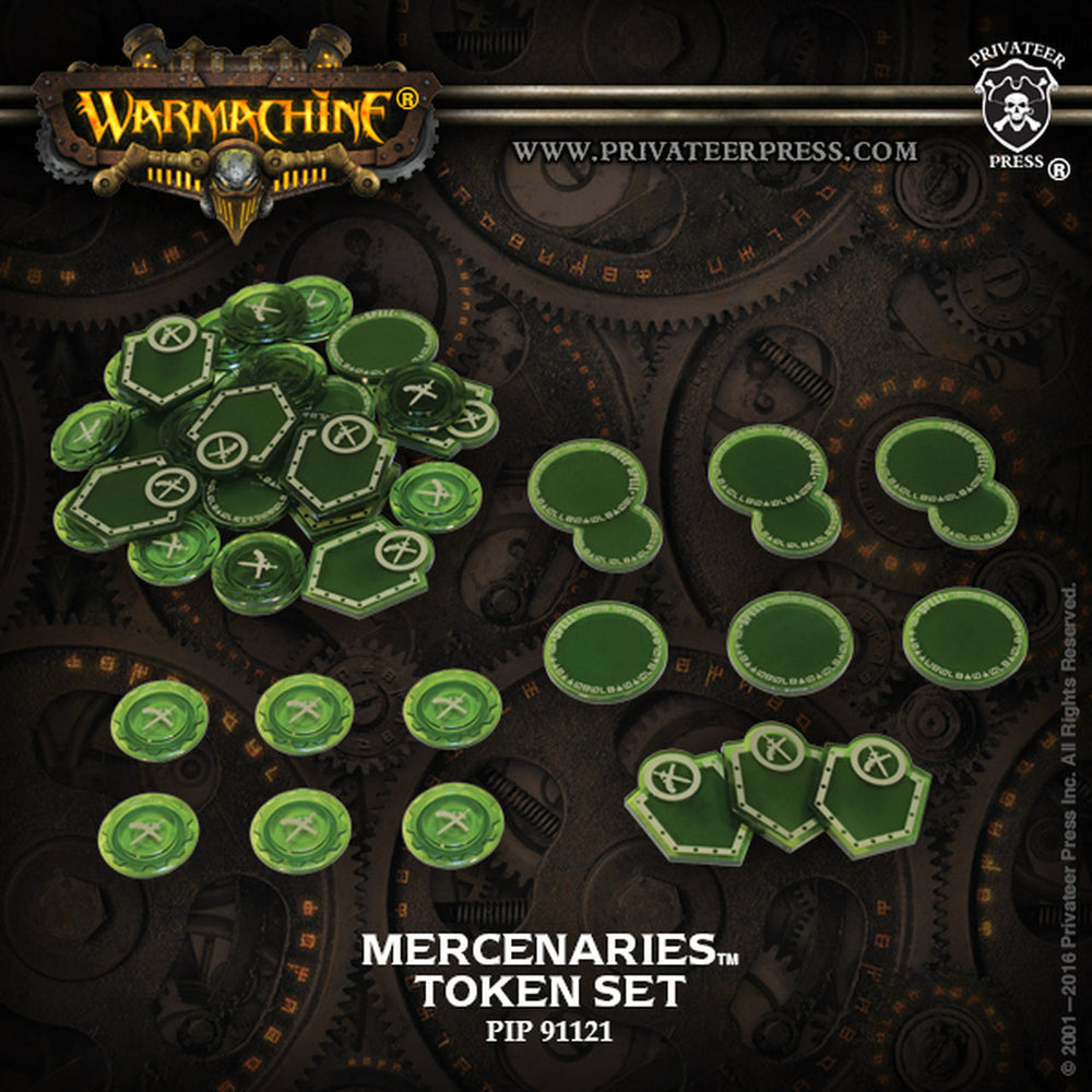 Warmachine: Mercenaries Token Set (ONLINE ORDER ONLY)