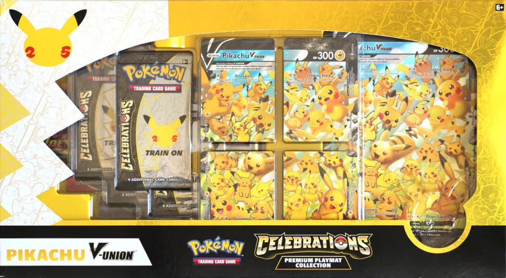 Celebrations: 25th Anniversary - Premium Playmat Collection (Pikachu V-Union) (ONLINE ORDER ONLY)
