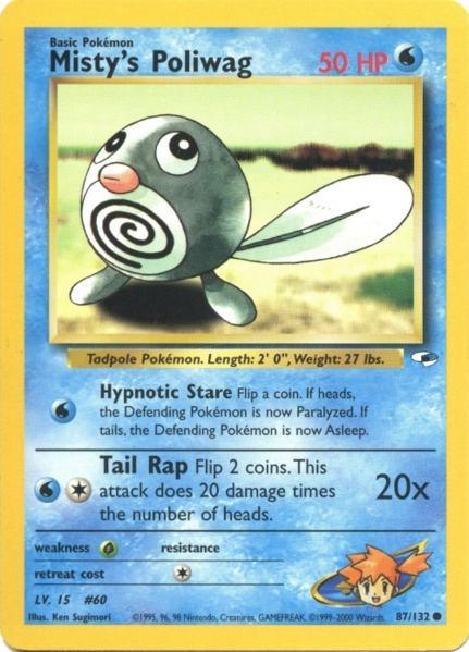Misty's Poliwag (87/132) [Gym Heroes Unlimited] (Online Only)