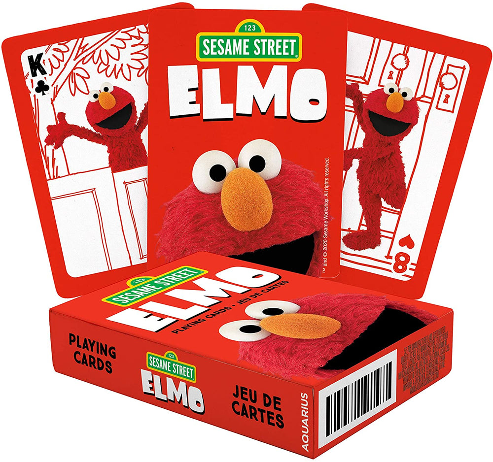 Aquarius Playing Cards: Sesame Street - Elmo (ONLINE ORDER ONLY)