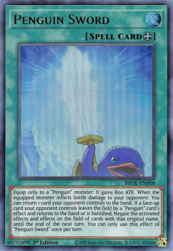 Penguin Sword [BROL-EN008] Ultra Rare (ONLINE ORDER ONLY)
