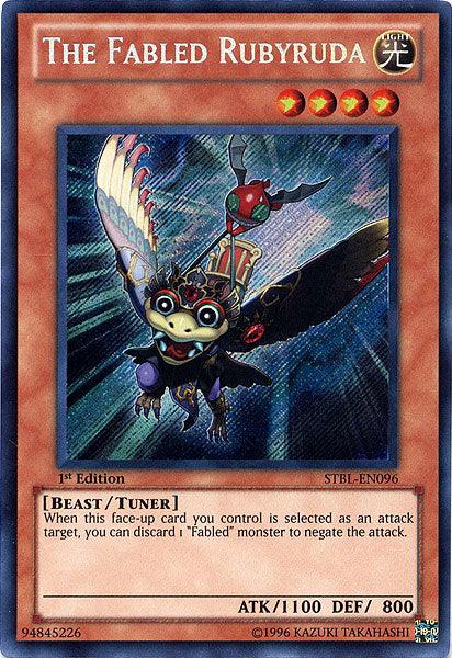 The Fabled Rubyruda [STBL-EN096] Secret Rare (ONLINE ORDER ONLY)