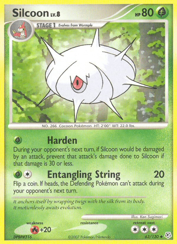 Silcoon (63/130) [Diamond & Pearl: Base Set] (Online Only)