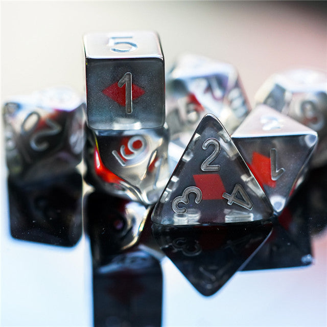 "Diamonds" Shape of My Heart 7-Dice Set (Online Only)