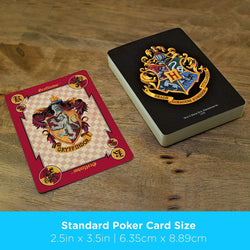 Aquarius Playing Cards: Harry Potter - House Crests (ONLINE ORDER ONLY)