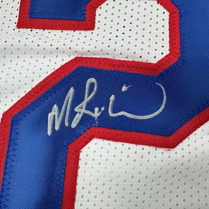Framed Autographed/Signed Mitch Richmond 35x39 Sacramento White Basketball Jersey JSA COA (ONLINE ORDER ONLY)