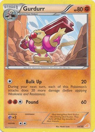 Gurdurr (14/30) [Black & White: Trainer Kit - Excadrill] (Online Only)