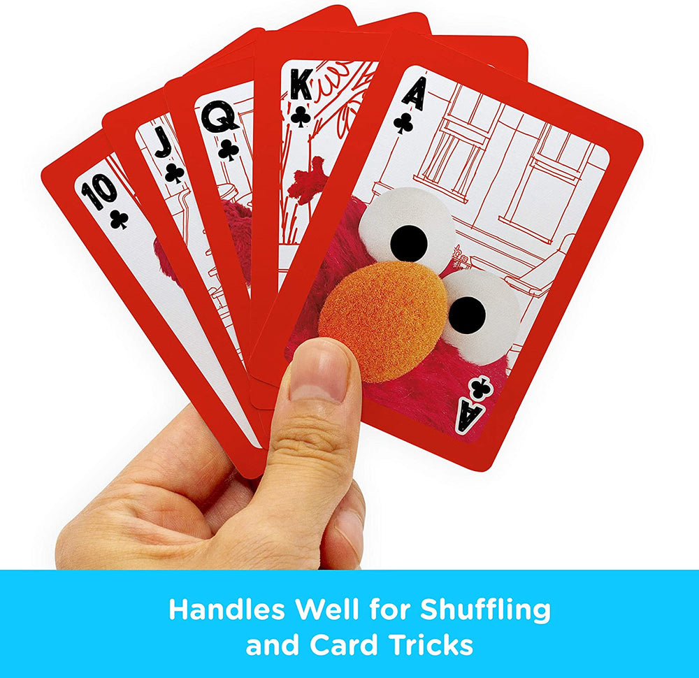 Aquarius Playing Cards: Sesame Street - Elmo (ONLINE ORDER ONLY)
