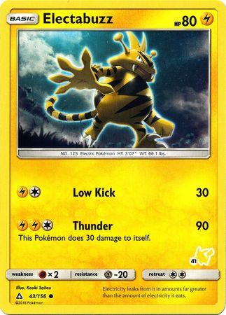 Electabuzz (43/156) (Pikachu Stamp #41) [Battle Academy 2020] (Online Only)