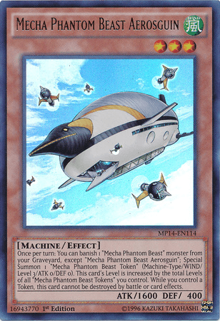 Mecha Phantom Beast Aerosguin [MP14-EN114] Ultra Rare (ONLINE ORDER ONLY)