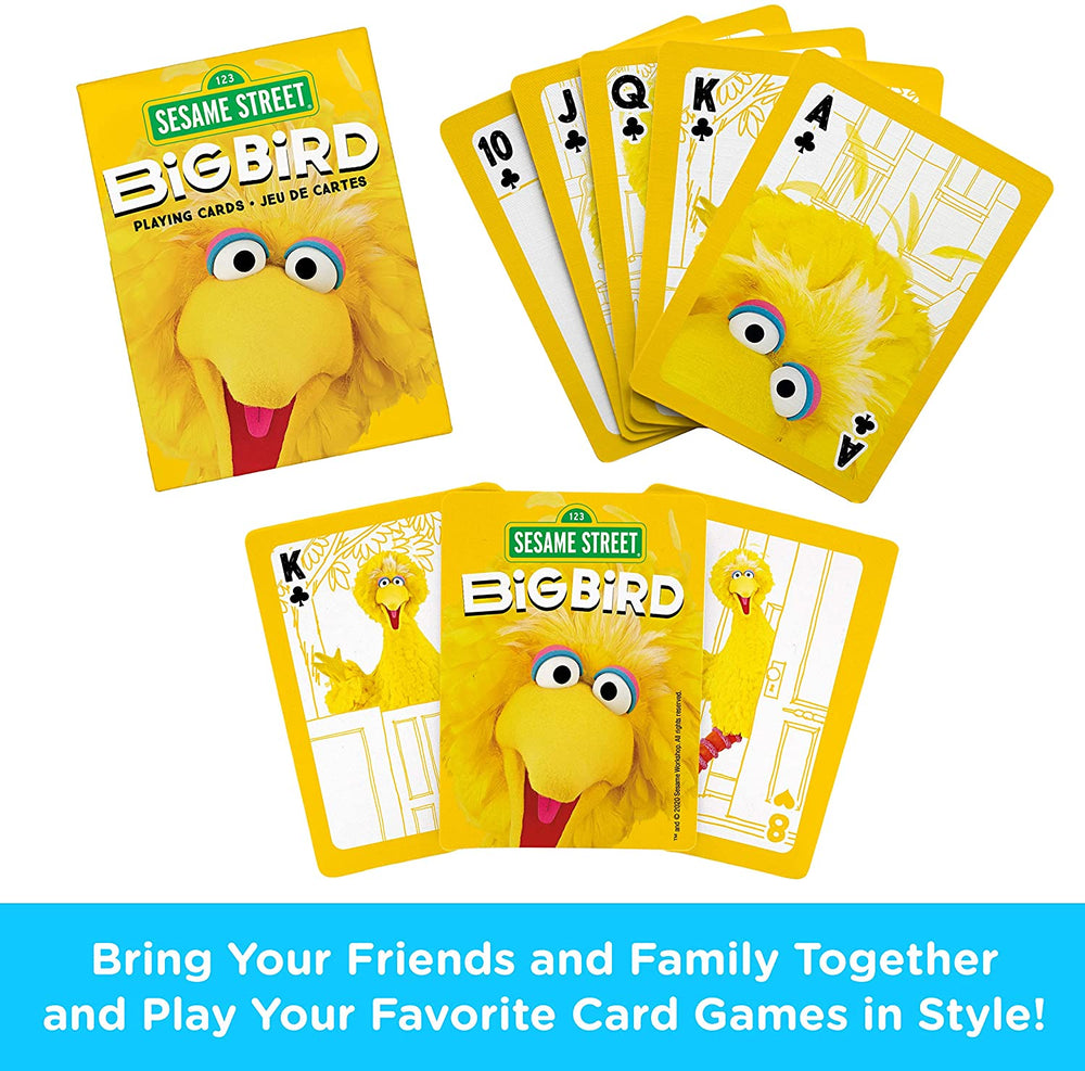 Aquarius Playing Cards: Sesame Street - Big Bird (ONLINE ORDER ONLY)
