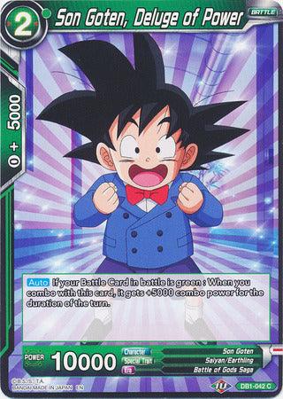 Son Goten, Deluge of Power (DB1-042) [Dragon Brawl] (ONLINE ORDER ONLY)