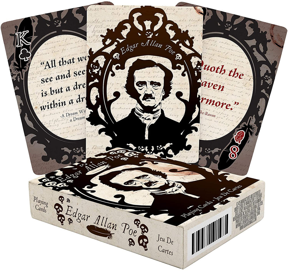 Aquarius Playing Cards: Edgar Allan Poe Quotes (ONLINE ORDER ONLY)