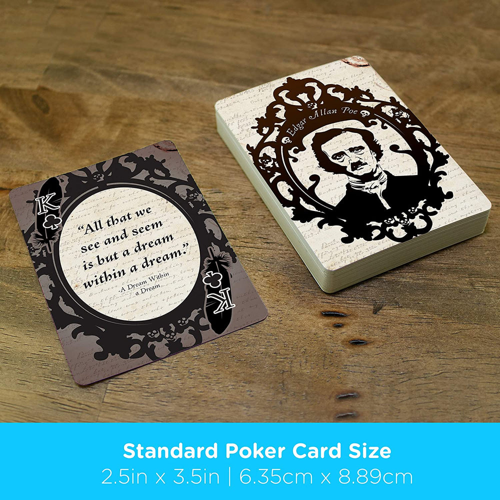 Aquarius Playing Cards: Edgar Allan Poe Quotes (ONLINE ORDER ONLY)