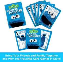 Aquarius Playing Cards: Sesame Street - Cookie Monster (ONLINE ORDER ONLY)
