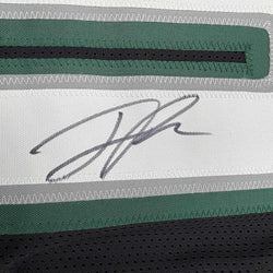 Framed Autographed/Signed Jaelan Phillips 35x39 Philadelphia Black Football Jersey PSA/DNA COA