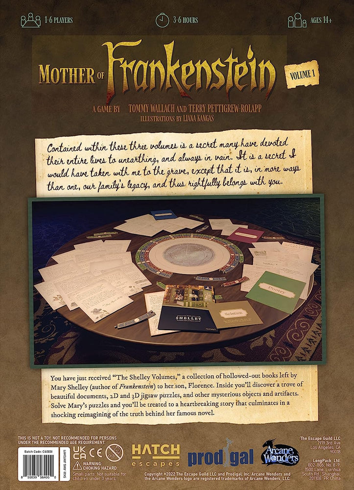 Mother of Frankenstein: Volume 1 (ONLINE ORDER ONLY)