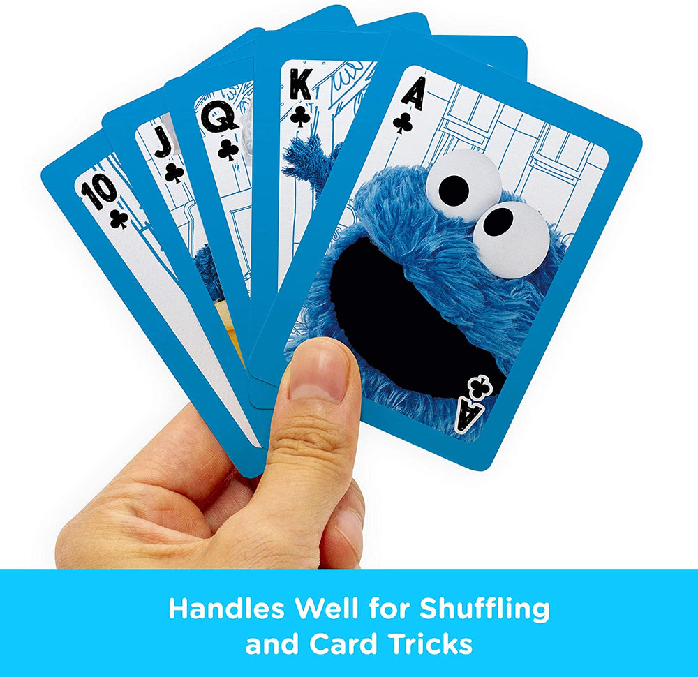 Aquarius Playing Cards: Sesame Street - Cookie Monster (ONLINE ORDER ONLY)