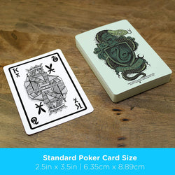 Aquarius Playing Cards: Harry Potter - Slytherin (ONLINE ORDER ONLY)